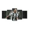 Quadro 5 peças Cristiano Ronaldo Juventus Football Club - 2