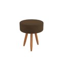 Ver imagem 7 de Poltrona Decorativa Cadeira Sala com Puff Balaqui Decor Cor:marrom