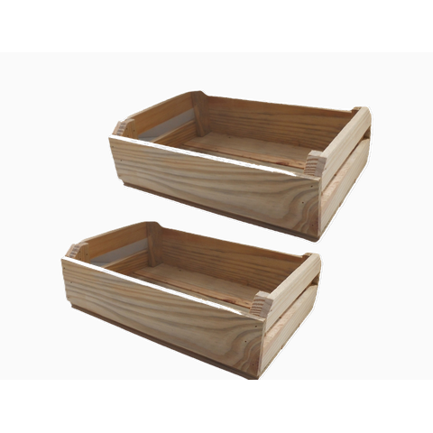 Caixote de Feira Ej 34x24x09 Kit 2 Unidades