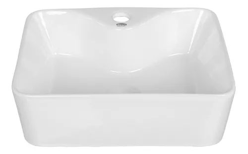 Cuba Pia de Apoio Sobrepor Banheiro Lavabo Lavatorio Minimalista 40x30cm Smart Depot - 6