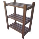 Ver imagem 3 de Estante Modular 3 Prateleiras Madeira Maciça 65x50x29 Cm Pintada Neonx:verniz Natural Uv