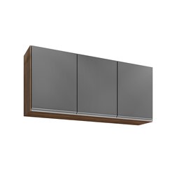 Aéreo Cozinha 120cm Freijó com Grafite - Belliv Decor - 1