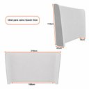 Ver imagem 3 de Cabeceira Corea Queen Curva Orgânico Facto Off White - Sallar Home
