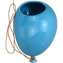 Ver imagem 1 de Vaso Decorativo de Cerâmica Azul 11x15x20cm Enfeite Sala Mesa Estante Aparador
