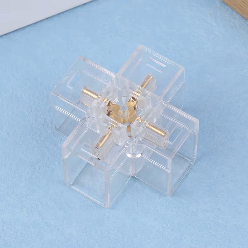 Junção T5 Honey Transparente "x" - 3