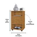 Ver imagem 3 de Mesa de Cabeceira Cielo Cor:ipe - Mizza Decor