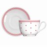 Xícara de Chá C/ Pires, em Porcelana, Coleção Exclusiva Fancy, 240ml - 1