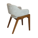 Ver imagem 2 de Conj Mesa Red Santorini 90 cm Mad Maciça Tampo Lam Cinamomo + 2 Cadeiras Jolly – Tec Bege Mesclado m