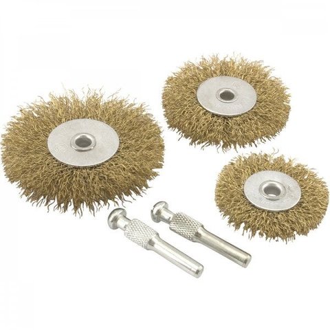 Jogo de escovas circulares de aço com 5 peças Vonder