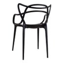 Ver imagem 4 de Kit C/2 Cadeiras Allegra Masters, Polipropileno, Empilhável, Lavável, para Áreas Internas e Externas