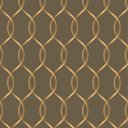 Ver imagem 1 de Papel De Parede Marrom Lavável Para Sala e Quarto Com Detalhes Bege Escuro