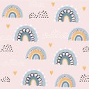 Ver imagem 1 de Papel De Parede Rosa Para Quarto Infantil Lavável