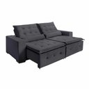 Ver imagem 2 de Sofá Spazzio 4 Lugares 2,20cm Retrátil e Reclinável - de Casa Décor e Estofados Cinza