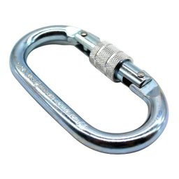 Mosquetão Aço Oval Rosca 25kn Ce En Uiaa - 3