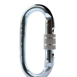 Mosquetão Aço Oval Rosca 25kn Ce En Uiaa - 2