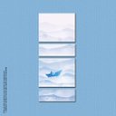 Ver imagem 1 de Barquinho de Papel - Quadro ou Placa Decorativa com 4 Peças É Decoração Quadros e Placas Decorativas