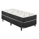 Ver imagem 3 de Cama Box Solteiro + Colchão Solteiro Confort Molas Bonnel 88x188x57