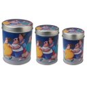 Ver imagem 2 de Latas Decorativas E Organizadoras Gustavo Rosa Com 3 Peças