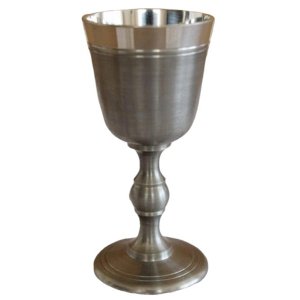 Cálice Taça Clássico Para Licor Em Estanho Nobreza Elegância