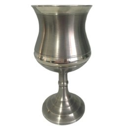 Cálice Taça Clássico Vinho Em Estanho Elegante 240 Ml - 1