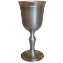 Ver imagem 1 de Cálice Taça Clássico Para Vinho Tinto Em Estanho Ouro Preto 140 Ml
