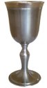 Ver imagem 1 de Cálice Taça Clássico Para Vinho Tinto Em Estanho Ouro Preto 140 Ml