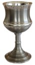 Ver imagem 2 de Cálice Taça Clássico Vinho Do Porto Em Estanho Elegante 30 Ml