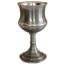 Ver imagem 2 de Cálice Taça Clássico Para Vinho E Licor Em Estanho 50 Ml