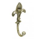 Ver imagem 2 de Cabide Pendurador Para Parede Flor De Liz Em Bronze Cabideiro Lindo