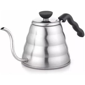 Chaleira Bico Fino Inox 1 Litro Mimo Ferve Rápido 29x13cm