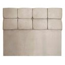 Ver imagem 5 de Cabeceira Solteiro 0,90m Nina Suede Bege - Pallazio