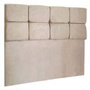 Ver imagem 1 de Cabeceira Solteiro 0,90m Nina Suede Bege - Pallazio