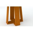 Ver imagem 3 de Mesa de Jantar Redonda Isabela 1,35m com Tampo Giratório Ypê/Preto/Nero - New Ceval