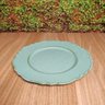 Sousplat Patinado de Plástico Moon Verde Lyor 33cm - 5