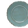Sousplat Patinado de Plástico Moon Verde Lyor 33cm - 2