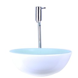 Kit Cuba Para Banheiro 30cm Branco com Torneira Link e Válvula - 1