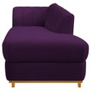Ver imagem 6 de Diva Recamier Vanessa 160cm Lado Direito Suede Doce Sonho Móveis Roxo