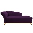 Ver imagem 5 de Diva Recamier Vanessa 160cm Lado Direito Suede Doce Sonho Móveis Roxo