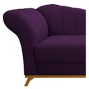 Ver imagem 7 de Diva Recamier Vanessa 160cm Lado Direito Suede Doce Sonho Móveis Roxo