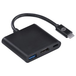 ADAPTADOR HUB USB TIPO C X USB TIPO C, HDMI 4K, USB 3.0, 5GBPS 20CM - HCHUC-20 - 1