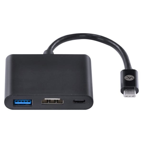 ADAPTADOR HUB USB TIPO C X USB TIPO C, HDMI 4K, USB 3.0, 5GBPS 20CM - HCHUC-20 - 3