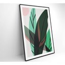 Ver imagem 6 de Quadro Pintura Folha Verde 80x120 Cm Vidro Impresso