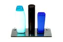 Ver imagem 2 de Porta Shampoo Reto em Vidro Refletivo Lapidado - Aquabox - 30cmx9cmx8mm