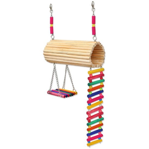 Brinquedo Playground Twister Hamster Calopsita Periquito - 2