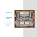 Ver imagem 4 de Guarda-Roupa Casal com Espelho 8 Portas Héster Carraro
