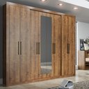 Ver imagem 1 de Guarda-Roupa Casal com Espelho 8 Portas Héster Carraro