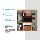 Ver imagem 6 de Guarda-Roupa Casal 6 Portas com Gaveteiro Porto Móveis Carraro