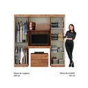 Ver imagem 7 de Guarda-Roupa Casal 6 Portas com Gaveteiro Porto Móveis Carraro