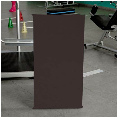 Kit 20 Colchonete Ginastica Academia Creche Yoga Fitness 95X59X3 Courino Marrom - D A DECOR