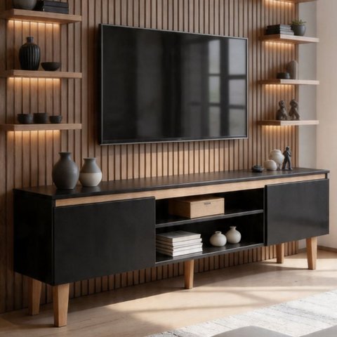 Rack para TV até 65 Polegadas 155cm Cava Sala Byhouse